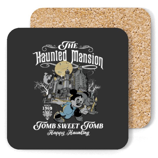 The Haunted Mansion Mickey Coasters, Disney Haunted Coasters