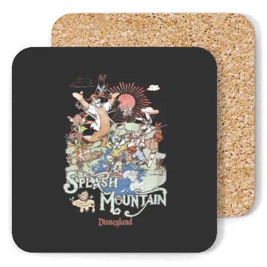 Disney Splash Mountain, Mickey And Friends Coasters, Disney Mountain Coasters