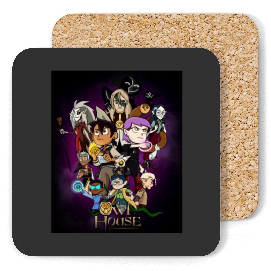 Vintage The Owl House Coasters, Disney The Owl House 2023 Coasters