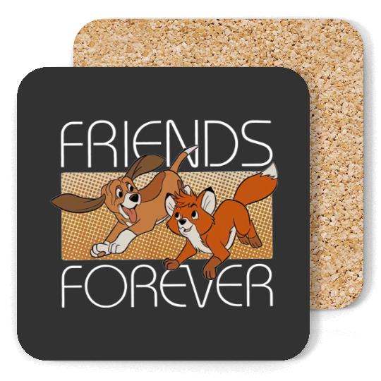 Friend Forever - Hound Tod & Copper Coasters, The Fox and The Hound Coasters, Disney Best Friend Coasters, Disney 2023 Coasters, Gift Ideas