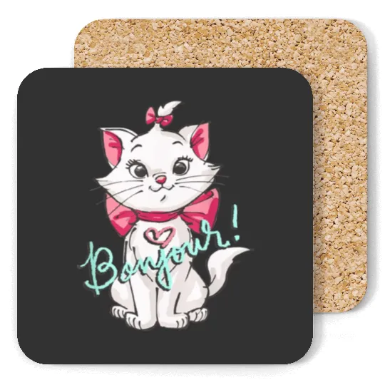 Lovely Cat - The Aristocats Coasters, Aristocats Coasters, Disneyland Coasters