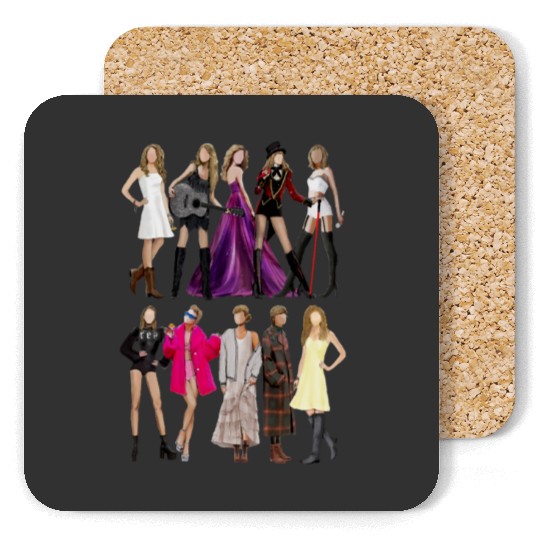 Discover Taylor S Eras - Fan Art Coasters