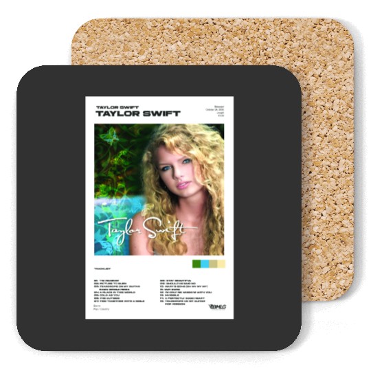 Discover Taylor Self-Titled Album Poster Coasters
