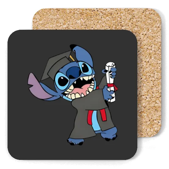 Stitch Graduation Coasters, Disney Grad Gift, Stitch Coasters, Kids Graduation Gift  Disney Graduate Coasters