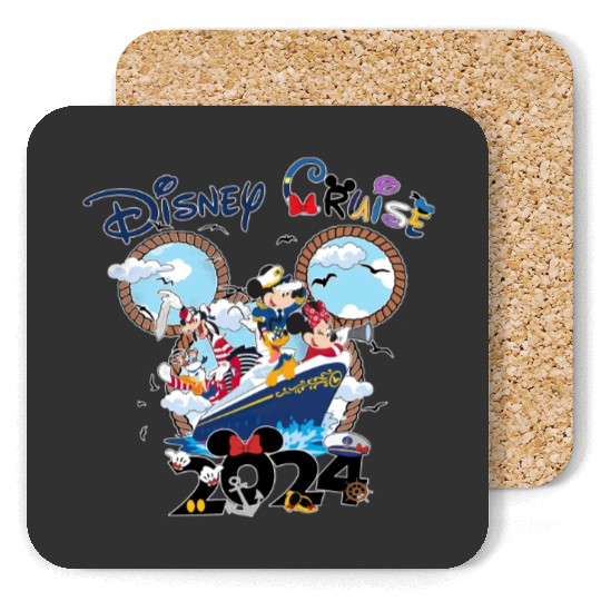 Disney Cruise Family 2023, Disney Cruise Group Coasters, Disney Family Coasters, Disney 2023 Coasters