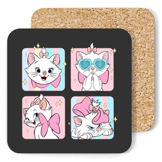 Aristocats Coasters, Marie Aristocats Coasters, Disney Cat Coasters, Funny Marie Aristocats, Disney Girls Trip