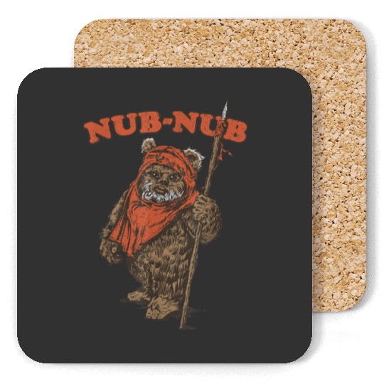 Disney Star Wars Coasters, Vintage Nub-Nub Ewok Camp Coasters, Wicket Ewoks Coasters, Forest Summer Camp Coasters
