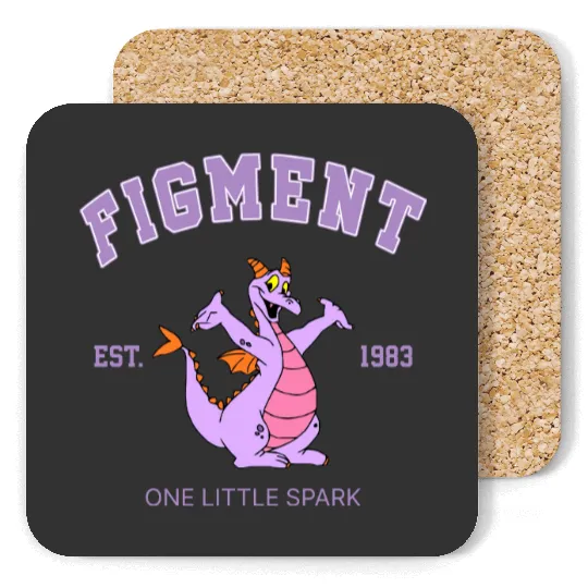 Disney Figment Coasters, Figment Est 1983 Coasters, Figment Coasters