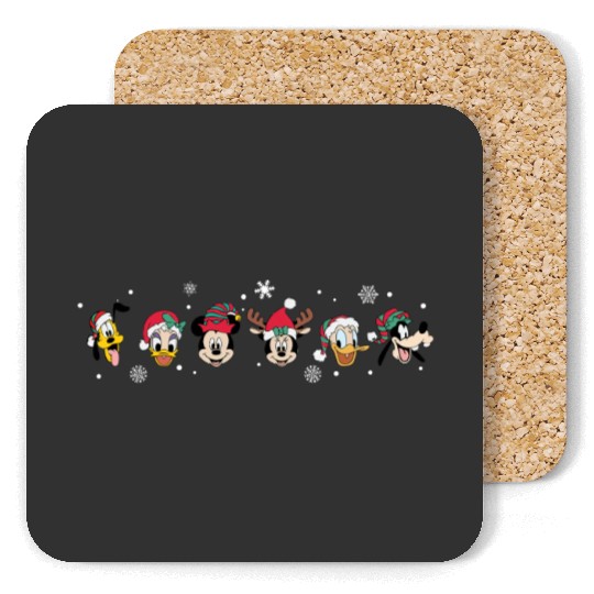 Christmas Mickey and Friends Embroidered Sweater/ Family Christmas Disney Coasters