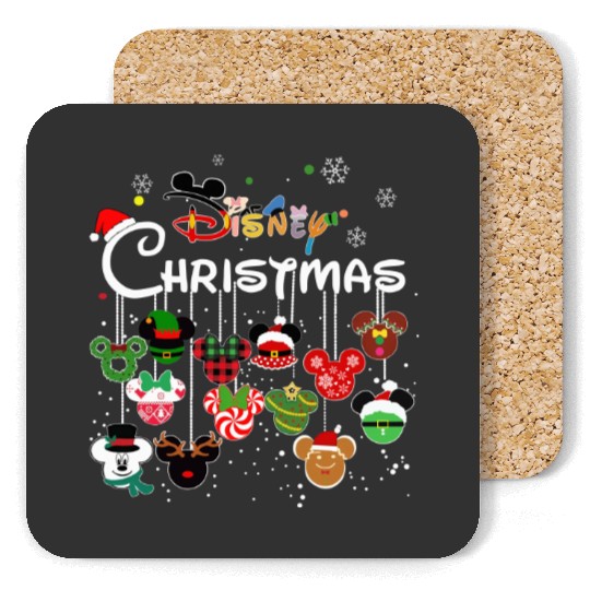 Disney Christmas Coasters, Merry and Bright Coasters