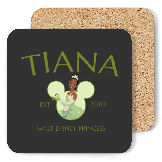 Princess Tiana Coasters, Disney Princess Coasters, Tiana Coasters