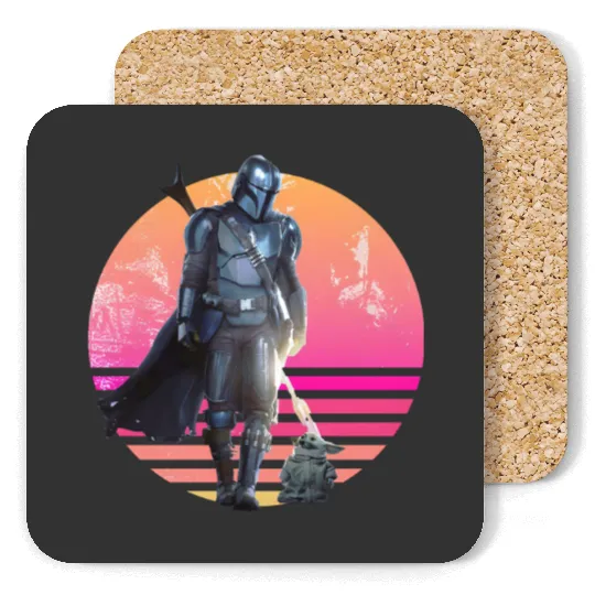 Disney Mandalorian Coasters, Mandalorian Grogu Coasters