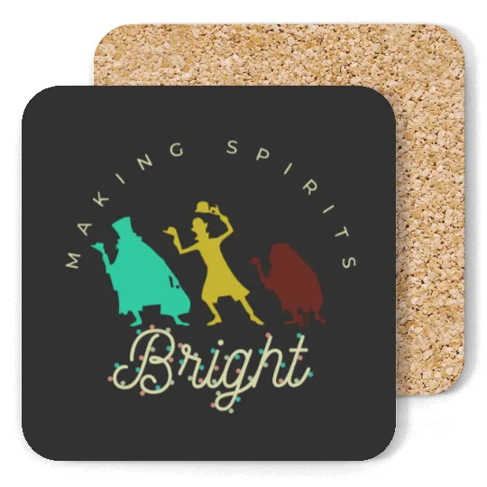 Making Spirits Bright Disney Christmas Coasters, Haunted Mansion