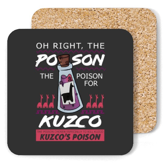 Retro The Poison For Kuzco Coasters / The Emperor's New Groove Disney Coasters