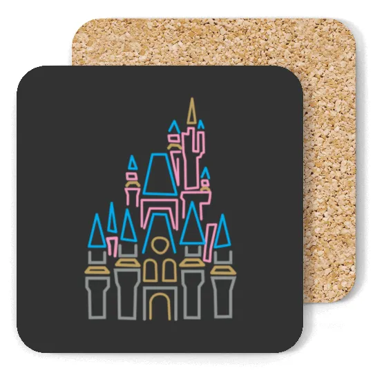 Disney Castle embroidered Crewneck, Disney embroidered Coasters, Cinde crewneck, Disney Coasters, Disney Crew, Disney Crewneck