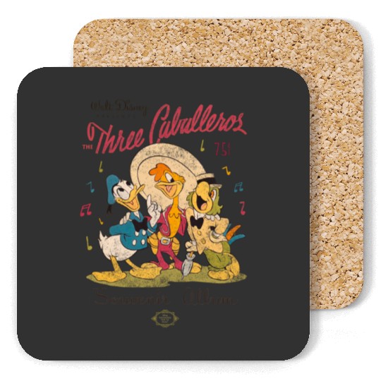 Disney Three Caballeros Mexico Coasters, Donald Duck Jose Carioca Panchito Friends Coasters