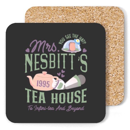 Disney T.oy Stor.y Buzz Lightyear Mrs. Nesbitts Tea House 1995 Coasters