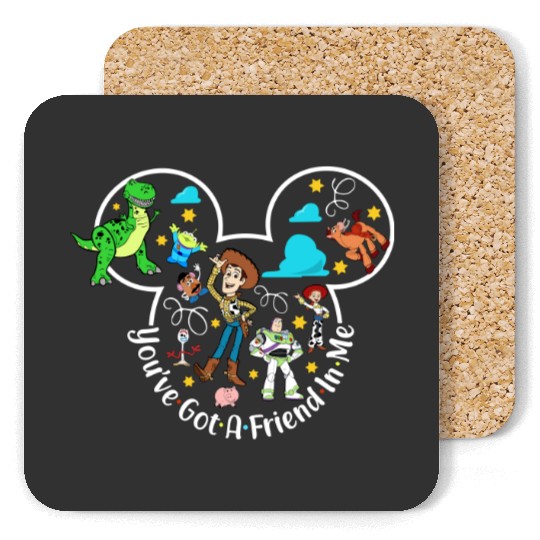 You've Got A Friend In Me Toy Story Coasters, Disney Toy Story Coasters