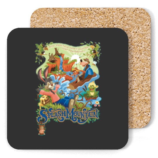 Vintage Splash Mountain Coasters, Disney Ride Coasters,  Brer Rabbit Coasters