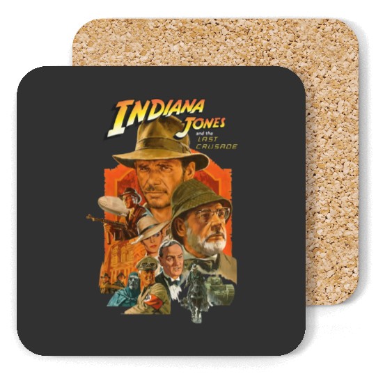 Vintage 90s Indiana Jones Adventure Disneyland 1995,Indiana Jones Coasters, Vintage Disney Movie Coasters