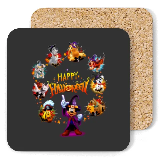 Discover Mickey Fantasia & Disney Dogs Coasters