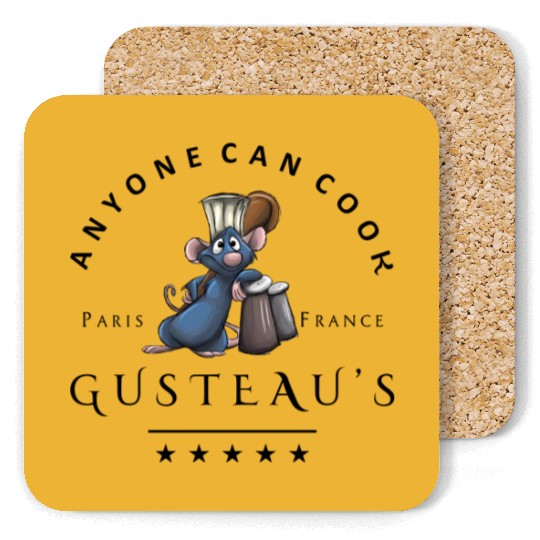 Ratatouille Coasters, Disney Remy Coasters, Disney Ratatouille Coasters, Anyone Can Cook Coasters