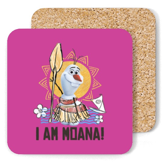 Funny Disney Olaf Presents Moana Costume Sketch Coasters, WDW Trip  Coasters Family Birthday Gift