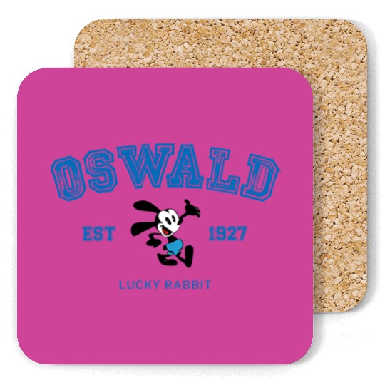 Disney Oswald the Lucky Rabbit vintage, Disney Oswald Coasters, Disney Coasters, Disney World Coasters, Magic Kingdom Coasters, Family Matching Coasters