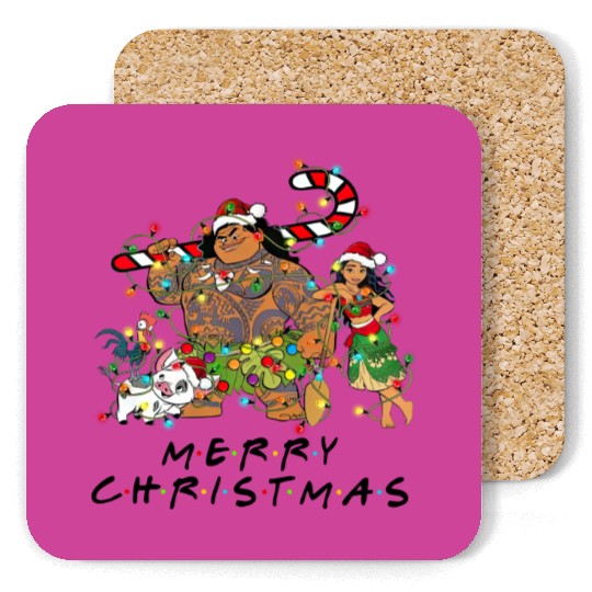 Disney Christmas Coasters, Moana Christmas Coasters