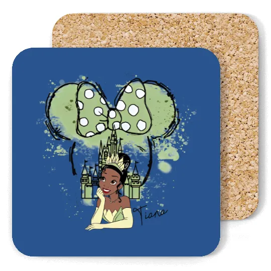 Tiana Princess Coasters, Disney Princess Coasters, Tiana Coasters