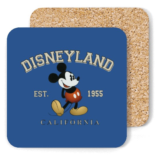 Vintage Disneyland Est 1955 Coasters, Retro Mickey Mouse  Coasters, Minnie Mouse Coasters, Disney Family Trip