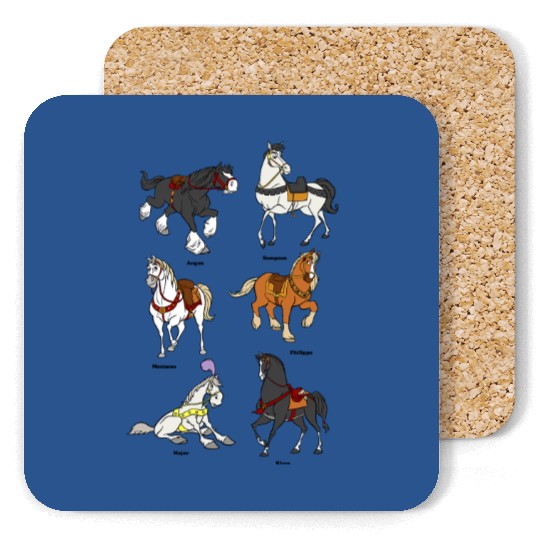 Disney Princess Horses Coasters, Disney Horses Coasters