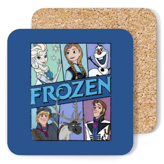 Discover Vintage Frozen Coasters, Retro Elsa Coasters, Magic Kingdom Coasters, Disney Movie Coasters