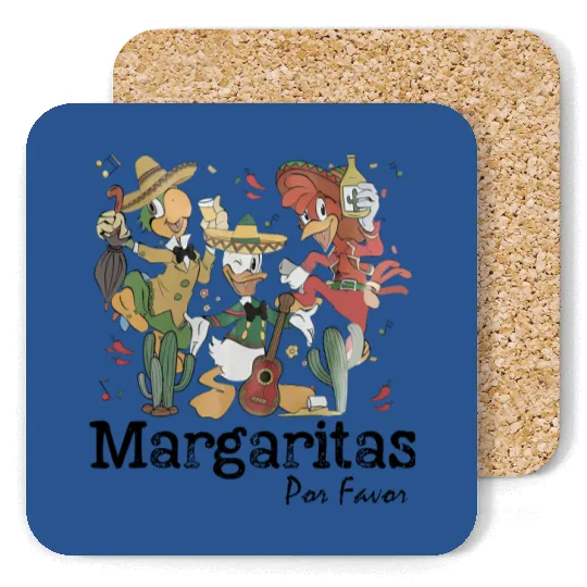 Vintage Disney Coasters, Disney Margarita Coasters, Disney Epcot