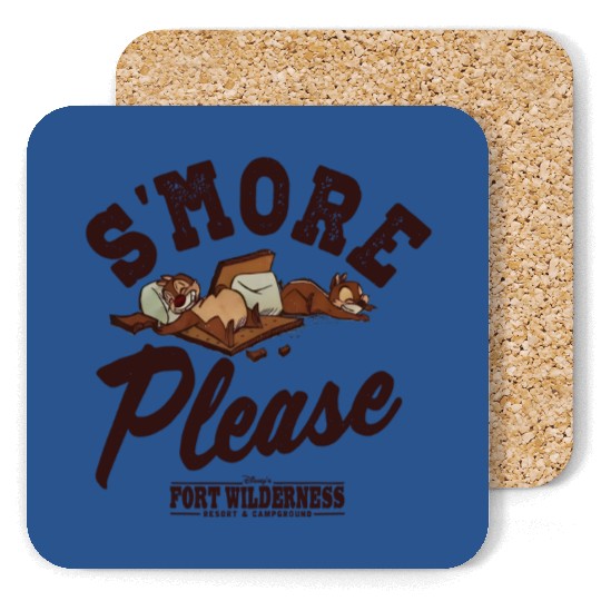 SMore Please Chip N Dale Coasters, Disney Happy Camper Coasters
