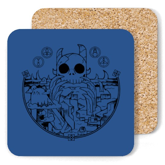 Boiling Isles Coasters, The Owl House Coasters, Disney  Color