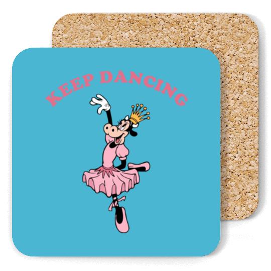 Funny Clarabelle Cow 1928 Just Keep Dancing Retro Coasters, Disney Mickey And Friends Coasters