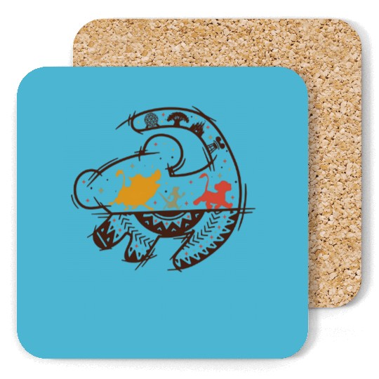 Hakuna Matata Coasters, Animal Kingdom Coasters, Disney Lion King Coasters, Animal Kingdom Hakuna Matata, Disney Animal Kingdom