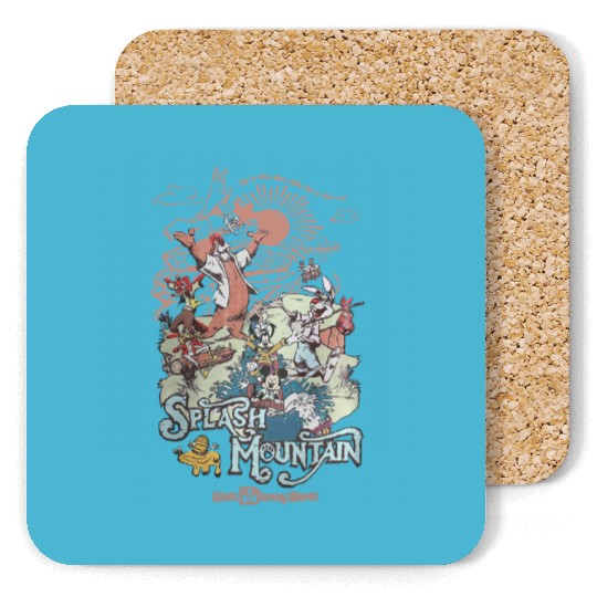 Vintage Disney Splash Mountain  Coasters, Retro Splash Mountain Coasters