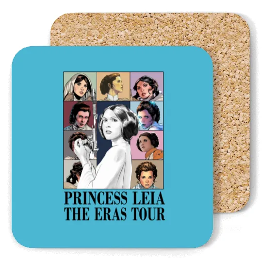 Princess Leia Eras Tour Coasters, Vintage Princess Leia Coasters