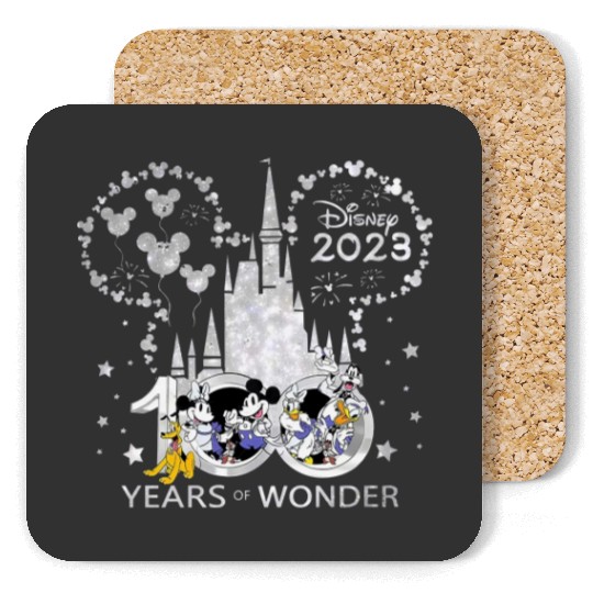Disney 100 Years Of Wonder Coasters, Disney 100th Anniversary Coasters