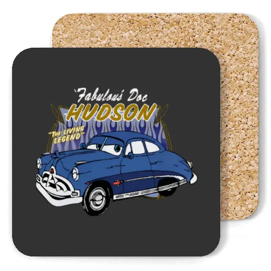 Doc Hudson Coasters, Disney Comfort Colors Coasters, Fabulous Hudson Coasters