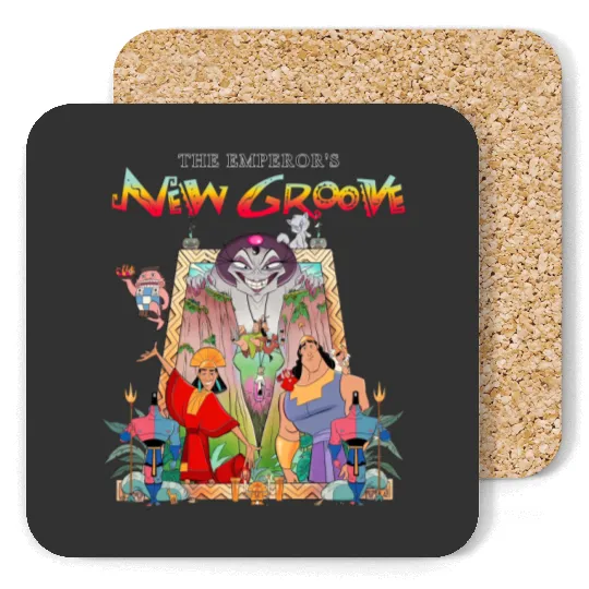 Retro Disney Emperor's New Groove Yzma, Disney The Emperor's New Groove Villains Coasters