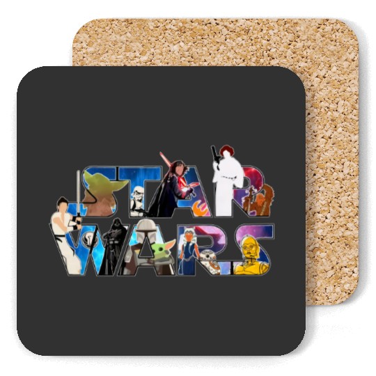 Disney Star Wars Coasters, Disney Family Trip Coasters, Galaxy Edge Coasters