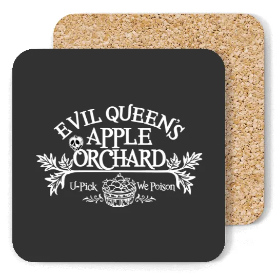 Evil Queen Coasters, Evil Queen's Apple Orchard Coasters, Disney Coasters