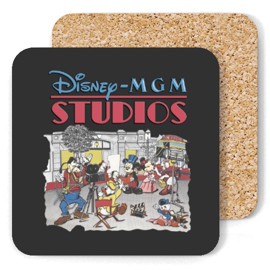 Disney Epcot Studio Coasters, Vintage Epcot 1982 Coasters, Vintage Disney Merch Coasters