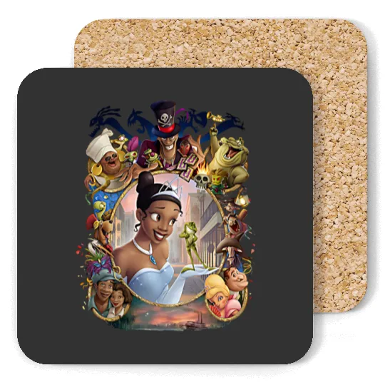 Disney Princess and the Frog Tiana Coasters