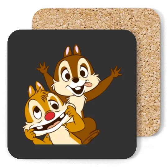Sweety Chip And Dale Coasters, Chip n Dale, Chip And Dale Disney Character Coasters, Chip and Dale Characters