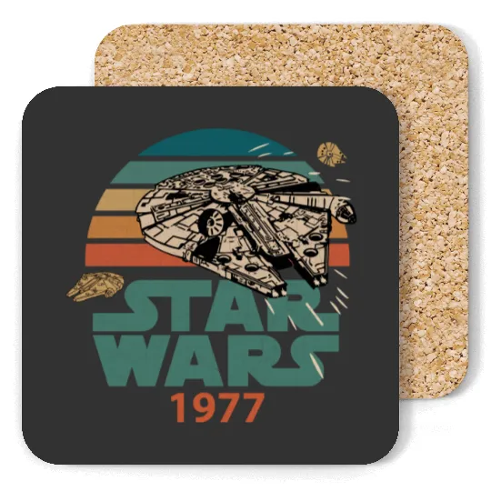 Star Wars 1977 Millennium Falcon Star Death Star  Coasters Disneyland Summer Trip 2023 Coasters