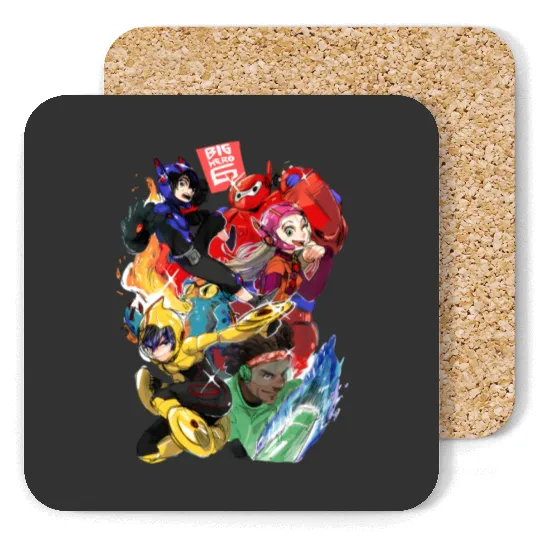 Disney Baymax Coasters, Big Hero 6 Coasters, Super Hero Coasters
